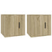 Dulapuri TV montate pe perete 2 buc stejar sonoma 40x34,5x40 cm - WALTI WALTI
