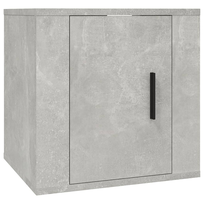 Dulap TV montat pe perete, gri beton, 40x34,5x40 cm - WALTI WALTI