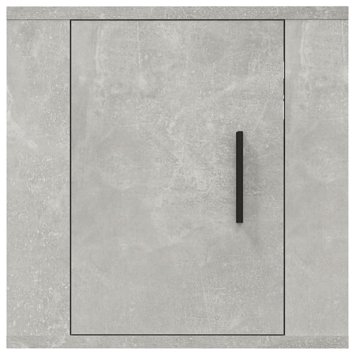 Dulap TV montat pe perete, gri beton, 40x34,5x40 cm - WALTI WALTI