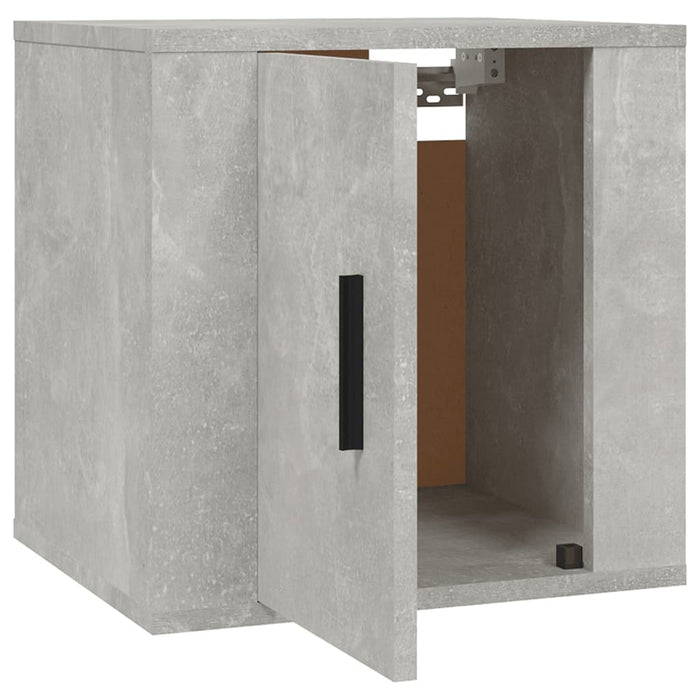 Dulap TV montat pe perete, gri beton, 40x34,5x40 cm - WALTI WALTI