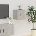 Dulap TV montat pe perete, gri beton, 40x34,5x40 cm - WALTI WALTI