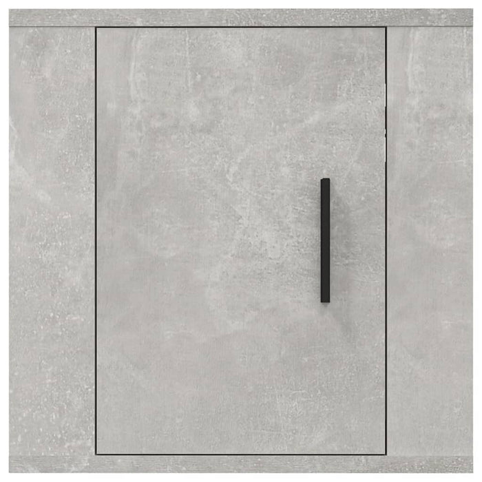 Dulapuri TV montate pe perete, 2 buc., gri beton, 40x34,5x40 cm - WALTI WALTI