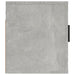 Dulapuri TV montate pe perete, 2 buc., gri beton, 40x34,5x40 cm - WALTI WALTI
