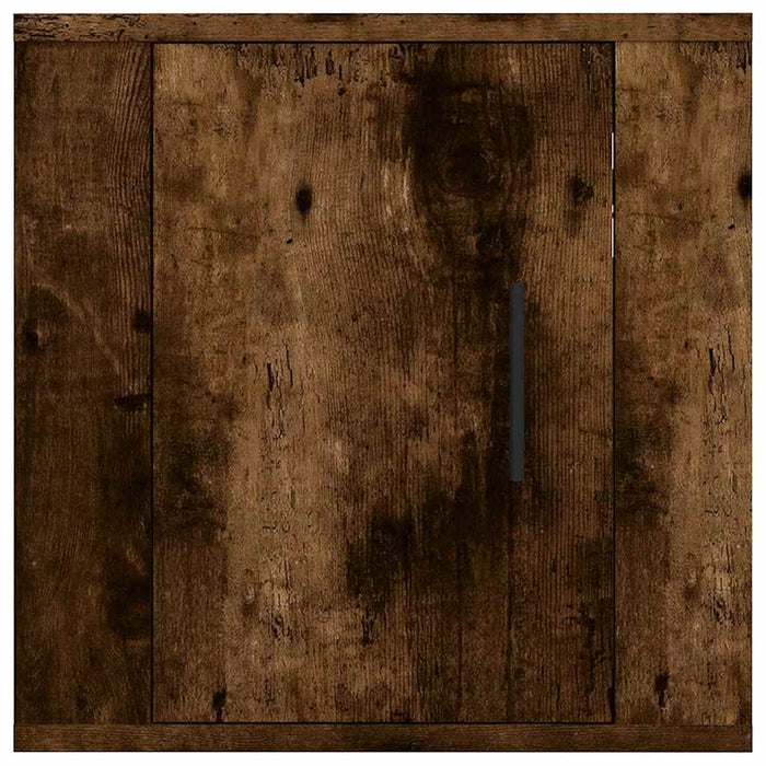 Dulap TV montat pe perete, stejar fumuriu, 40x34,5x40 cm - WALTI WALTI