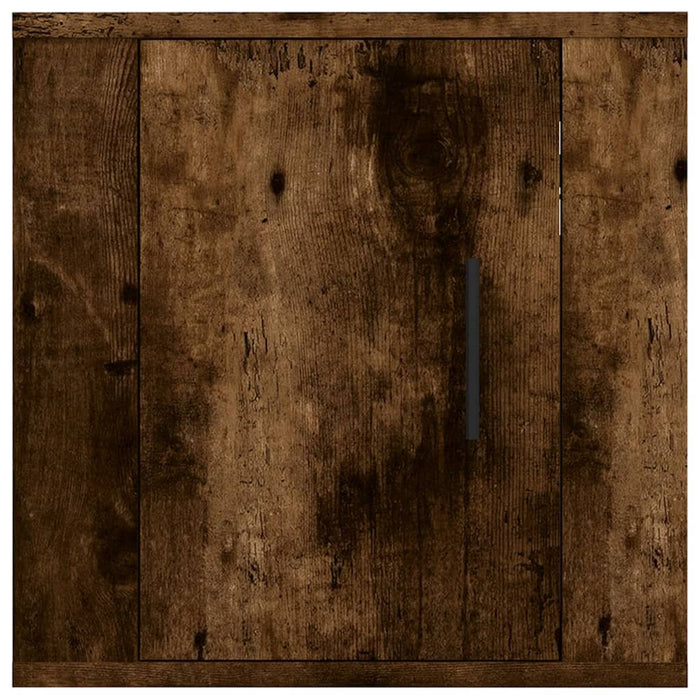 Dulapuri TV montate pe perete 2 buc stejar fumuriu 40x34,5x40cm - WALTI WALTI