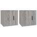 Dulapuri TV montate pe perete 2 buc. gri sonoma 40x34,5x40 cm - WALTI WALTI