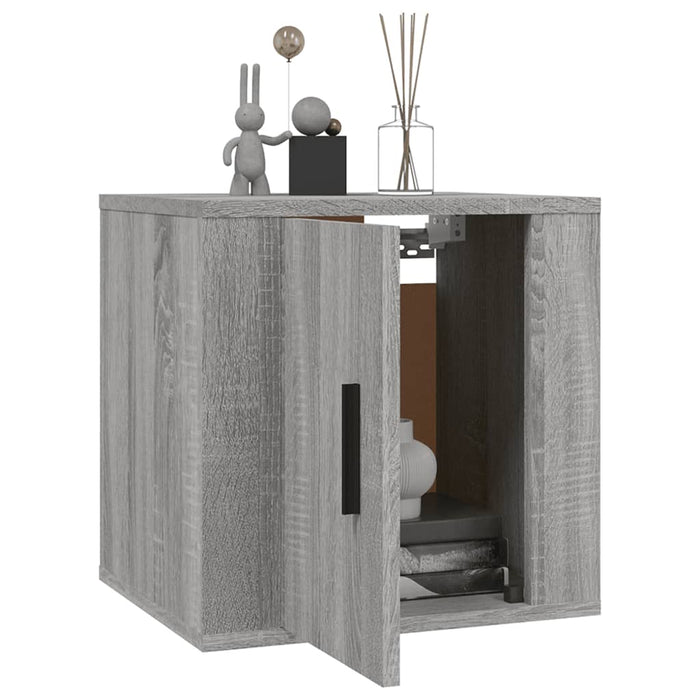 Dulapuri TV montate pe perete 2 buc. gri sonoma 40x34,5x40 cm - WALTI WALTI
