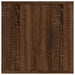 Dulap TV montat pe perete, stejar maro, 40x34,5x40 cm - WALTI WALTI