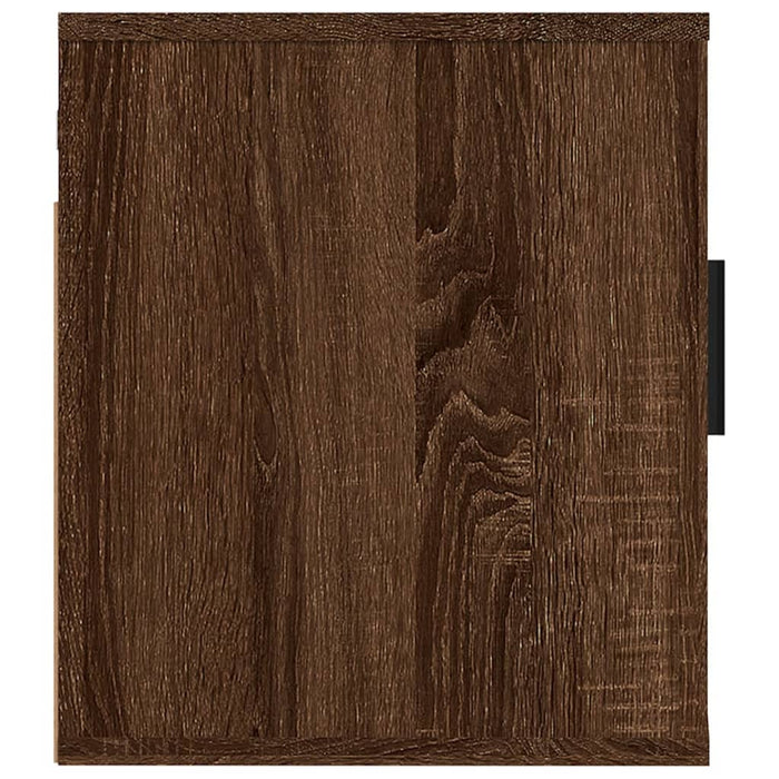 Dulap TV montat pe perete, stejar maro, 40x34,5x40 cm - WALTI WALTI