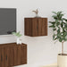 Dulapuri TV montate pe perete 2 buc. stejar maro 40x34,5x40 cm - WALTI WALTI