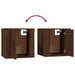 Dulapuri TV montate pe perete 2 buc. stejar maro 40x34,5x40 cm - WALTI WALTI