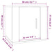 Dulapuri TV montate pe perete 2 buc. stejar maro 40x34,5x40 cm - WALTI WALTI