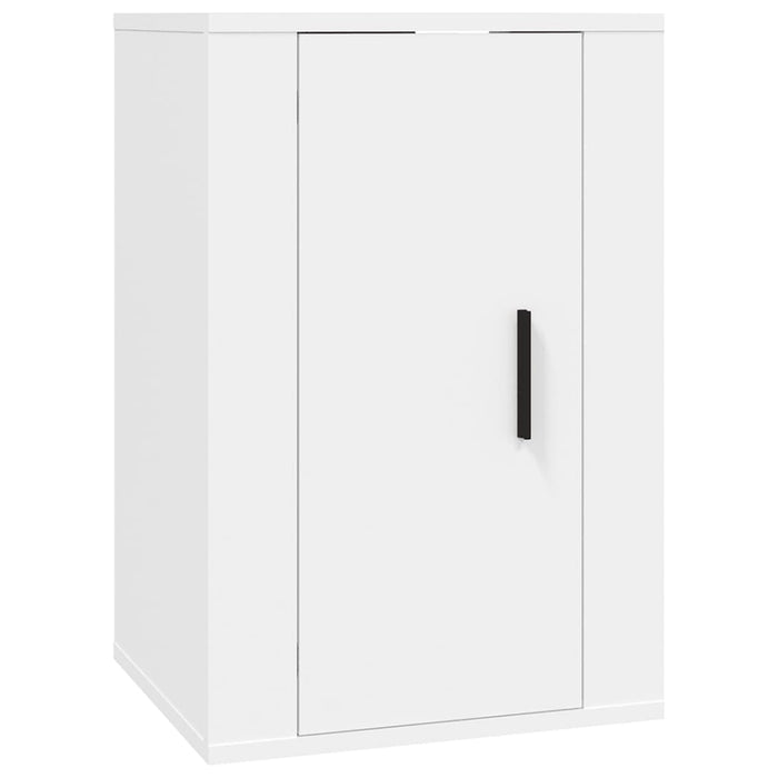Dulapuri TV montate pe perete, 2 buc., alb, 40x34,5x60 cm - WALTI WALTI