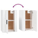 Dulapuri TV montate pe perete, 2 buc., alb, 40x34,5x60 cm - WALTI WALTI