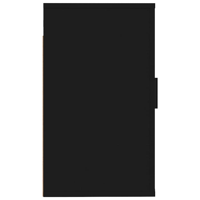 Dulap TV montat pe perete, negru, 40x34,5x60 cm - WALTI WALTI