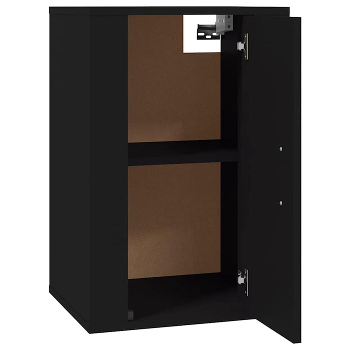 Dulapuri TV montate pe perete, 2 buc., negru, 40x34,5x60 cm - WALTI WALTI