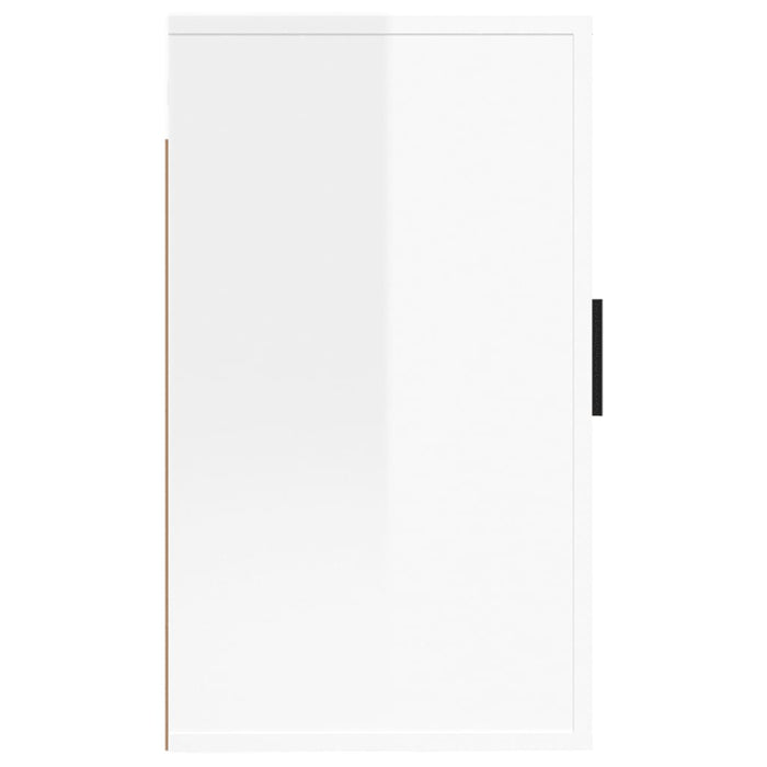 Dulapuri TV montaj perete 2 buc. alb extralucios 40x34,5x60 cm - WALTI WALTI