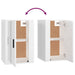 Dulapuri TV montaj perete 2 buc. alb extralucios 40x34,5x60 cm - WALTI WALTI