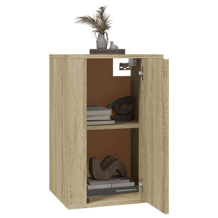 Dulap TV montat pe perete, stejar sonoma, 40x34,5x60 cm - WALTI WALTI