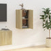 Dulap TV montat pe perete, stejar sonoma, 40x34,5x60 cm - WALTI WALTI