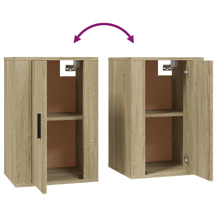 Dulap TV montat pe perete, stejar sonoma, 40x34,5x60 cm - WALTI WALTI