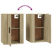 Dulap TV montat pe perete, stejar sonoma, 40x34,5x60 cm - WALTI WALTI