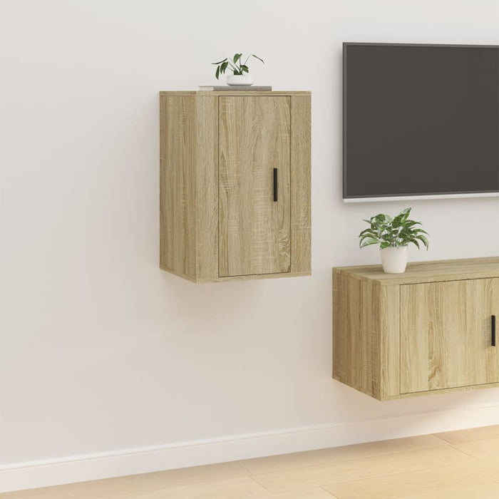 Dulap TV montat pe perete, stejar sonoma, 40x34,5x60 cm - WALTI WALTI
