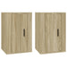 Dulapuri TV montate pe perete 2 buc stejar sonoma 40x34,5x60 cm - WALTI WALTI