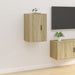 Dulapuri TV montate pe perete 2 buc stejar sonoma 40x34,5x60 cm - WALTI WALTI