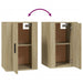 Dulapuri TV montate pe perete 2 buc stejar sonoma 40x34,5x60 cm - WALTI WALTI