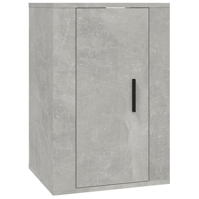 Dulap TV montat pe perete, gri beton, 40x34,5x60 cm - WALTI WALTI