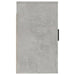 Dulap TV montat pe perete, gri beton, 40x34,5x60 cm - WALTI WALTI