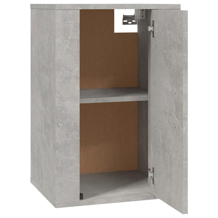 Dulap TV montat pe perete, gri beton, 40x34,5x60 cm - WALTI WALTI