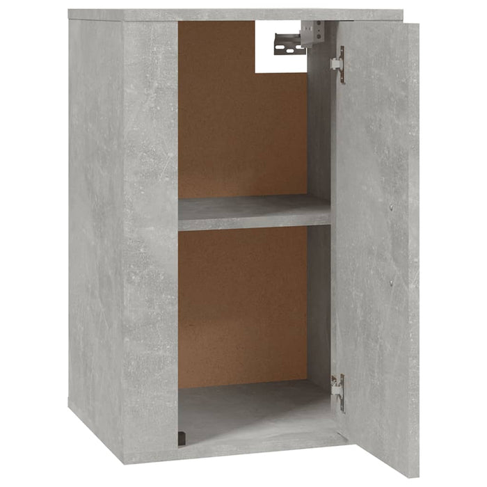 Dulapuri TV montate pe perete, 2 buc., gri beton, 40x34,5x60 cm - WALTI WALTI