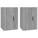 Dulapuri TV montate pe perete 2 buc. gri sonoma 40x34,5x60 cm - WALTI WALTI