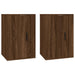 Dulapuri TV montate pe perete 2 buc. stejar maro 40x34,5x60 cm - WALTI WALTI