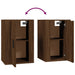 Dulapuri TV montate pe perete 2 buc. stejar maro 40x34,5x60 cm - WALTI WALTI