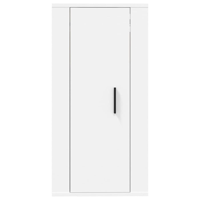 Dulap TV montat pe perete, alb, 40x34,5x80 cm - WALTI WALTI