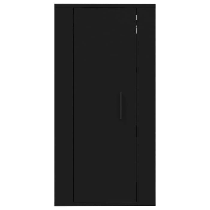 Dulap TV montat pe perete, negru, 40x34,5x80 cm - WALTI WALTI