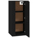 Dulap TV montat pe perete, negru, 40x34,5x80 cm - WALTI WALTI