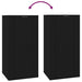 Dulap TV montat pe perete, negru, 40x34,5x80 cm - WALTI WALTI