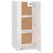 Dulap TV montat pe perete, alb extralucios, 40x34,5x80 cm - WALTI WALTI