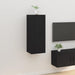 Dulap TV montat pe perete, negru, 40x34,5x100 cm - WALTI WALTI