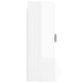 Dulap TV montat pe perete, alb extralucios, 40x34,5x100 cm - WALTI WALTI