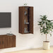 Dulap TV montat pe perete, stejar maro, 40x34,5x100 cm - WALTI WALTI