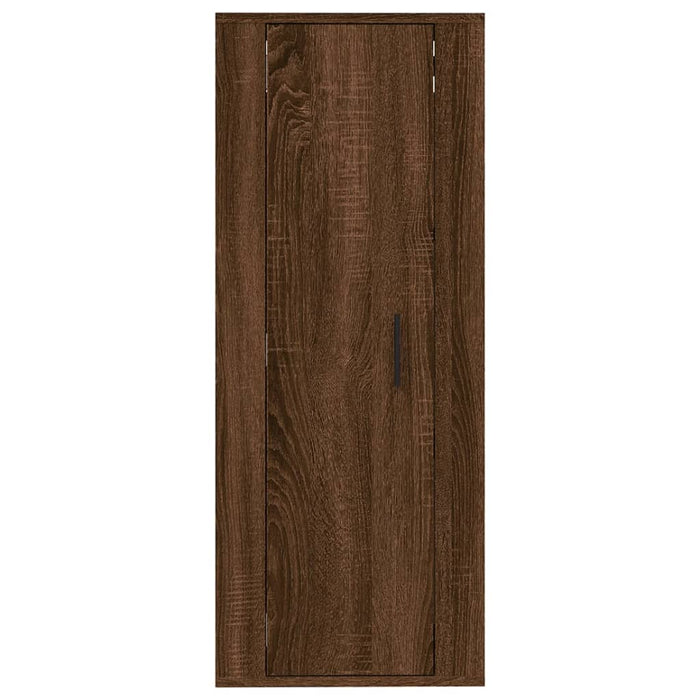 Dulap TV montat pe perete, stejar maro, 40x34,5x100 cm - WALTI WALTI