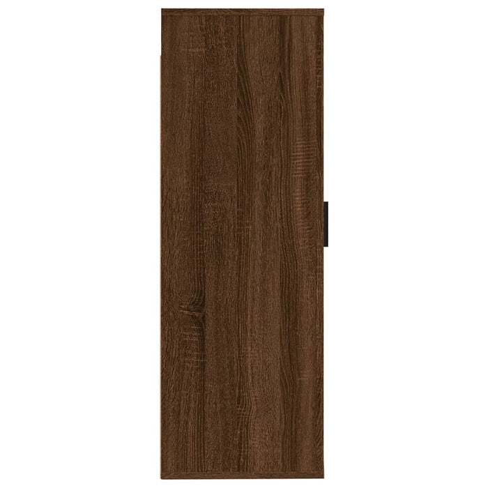 Dulap TV montat pe perete, stejar maro, 40x34,5x100 cm - WALTI WALTI