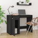 Birou, negru, 100x49x75 cm, lemn prelucrat - WALTI WALTI