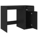 Birou, negru, 100x49x75 cm, lemn prelucrat - WALTI WALTI