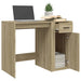 Birou, stejar sonoma, 100x49x75 cm, lemn prelucrat - WALTI WALTI